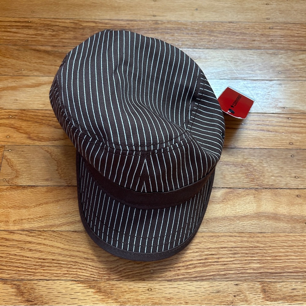 Converse Brown and White Striped Cap